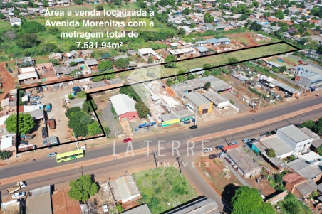 ÁREA A VENDA NA AVENIDA MORENITAS